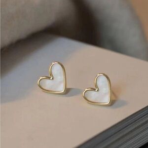 Heart Design Stud Earrings